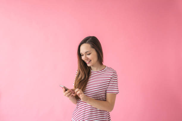 istock The girl uses a cell phone 1138361890
