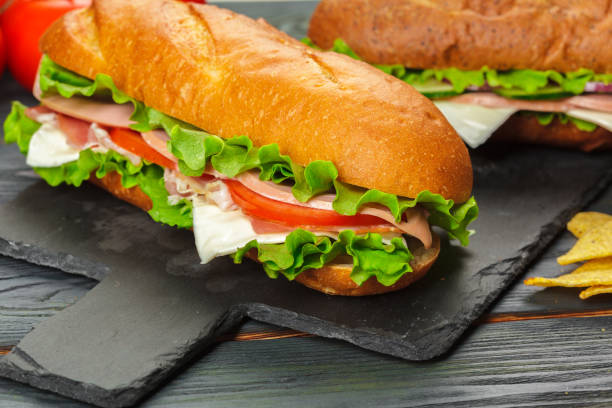 istock sandwich on a wooden table 1138363791
