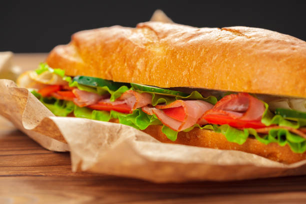 istock sandwich on a wooden table 1138363879