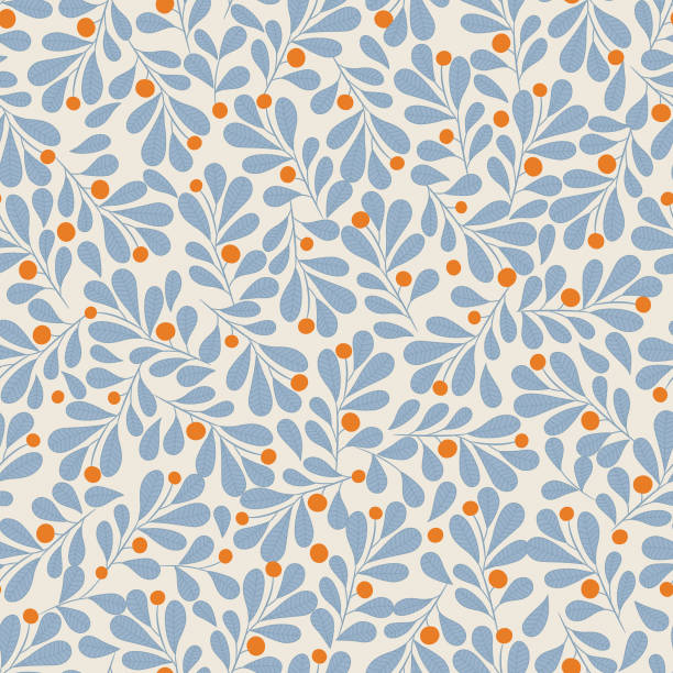 Floral seamless pattern . Vector floral seamless pattern . floral and decorative background stock illustrations