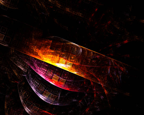 istock abstract digital fractal, fantasy design render, motion, swirl 1138367769