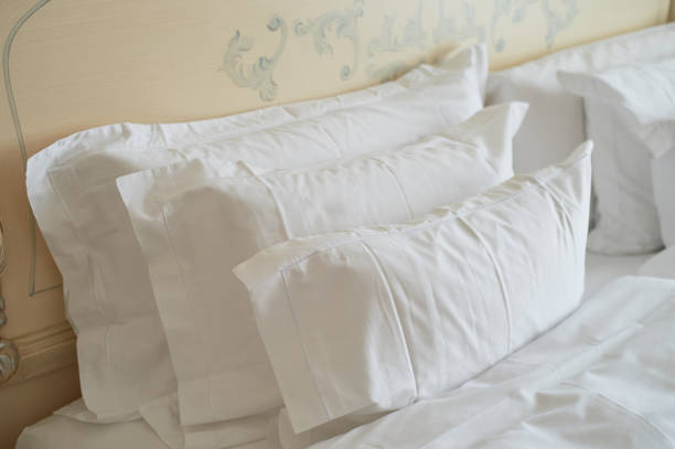 istock Elegant and comfortable home hotel bedroom interior 1138367785