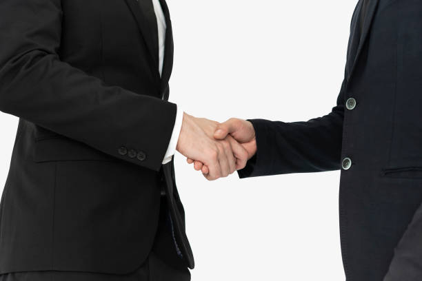 istock Businessman making handshake agreement. concept cooperation. 1138368864