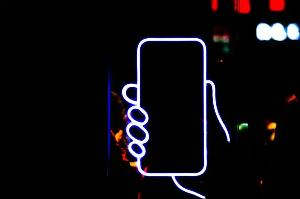 Photo of Mobile phone shape light