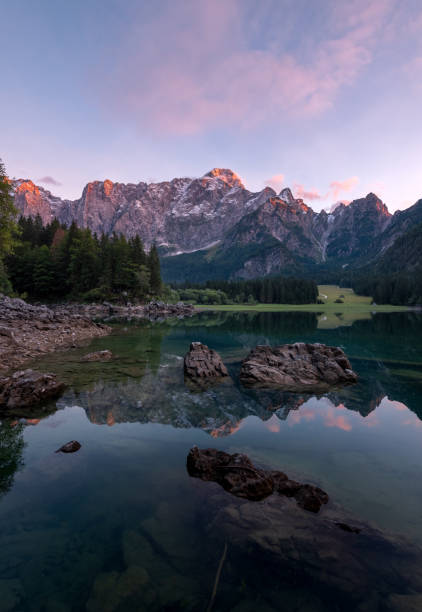 istock Summer evening at Fusine 1138373741