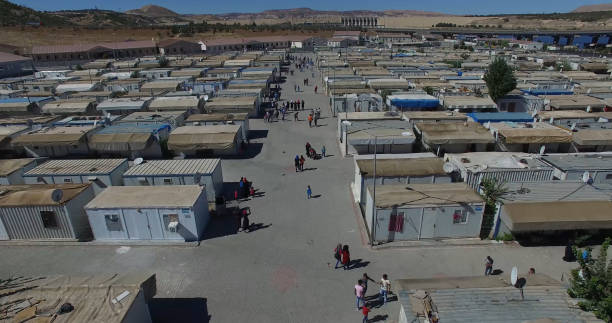 Drone images from syrian refugee  living in refugee camps in Gaziantep,Turkey 09/22/2018