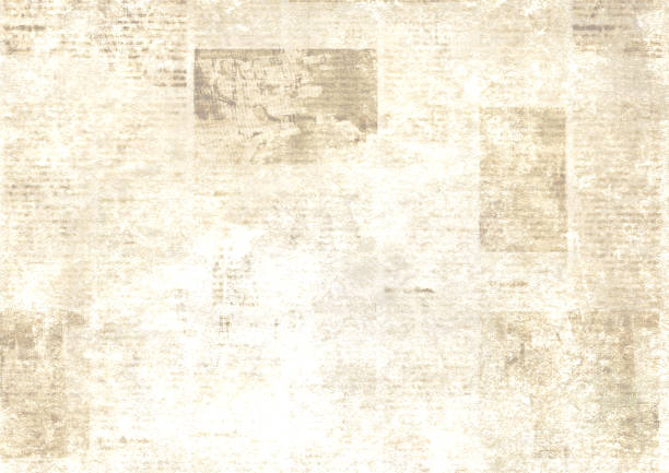 istock Newspaper with old grunge vintage unreadable paper texture background 1138374626
