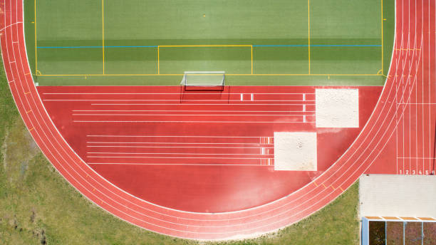 istock Sports fields - aerial view 1138374637