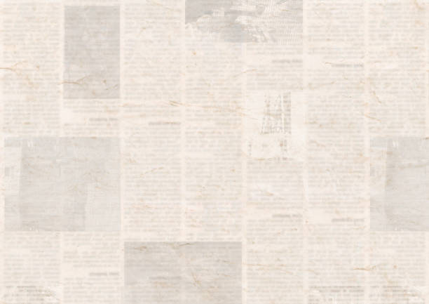 istock Newspaper with old grunge vintage unreadable paper texture background 1138374644
