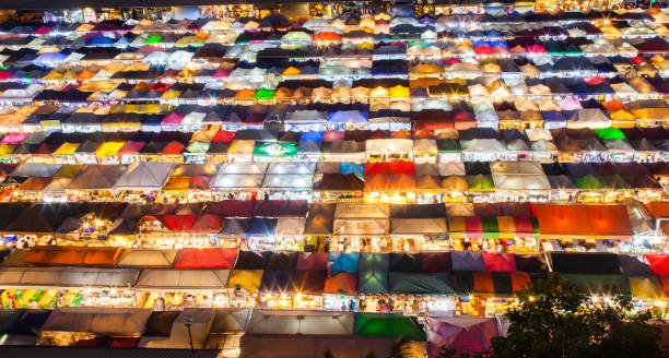 istock colorful Night Train Market Ratchada, Bangkok, Thailand 1138377752