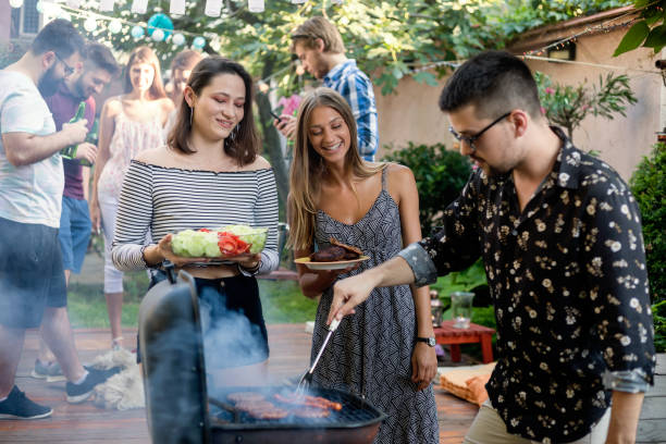 istock Summer party outdoors 1138377855