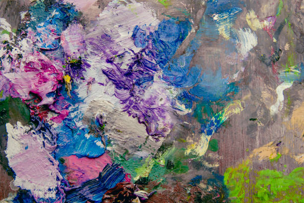 istock Colorful painting palette 1138379982