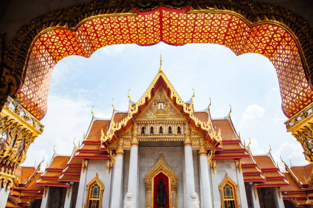 istock wat Benchamabopit, the Marble temple, Bangkok, Thailand 1138383364