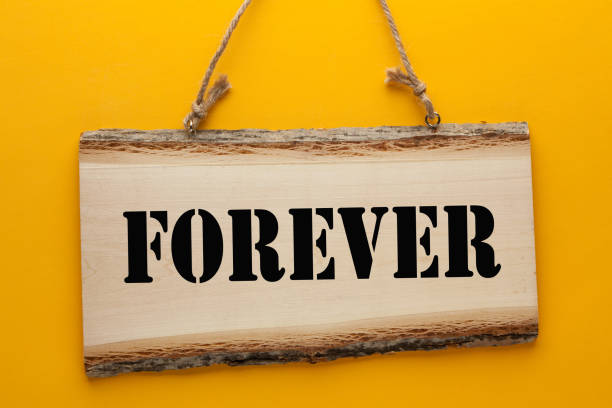istock Forever On Wooden Sign 1138383392