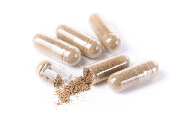 istock Health herbal medical capsule isolated 1138383458