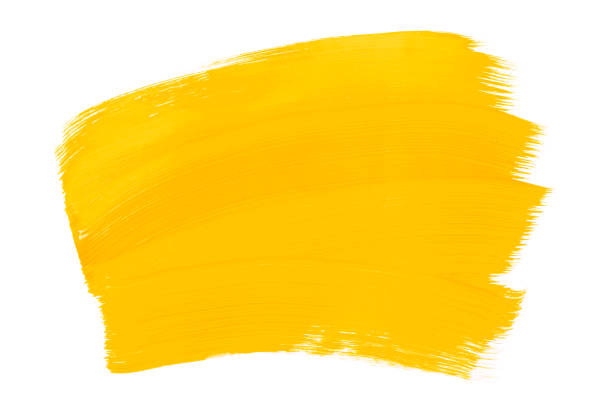 Yellow orange abstract aquarel watercolor background. Colorful yellow acrylic watercolor brush strokes. Yellow orange abstract aquarel watercolor background. Colorful yellow acrylic watercolor brush strokes stroking photos stock pictures, royalty-free photos & images