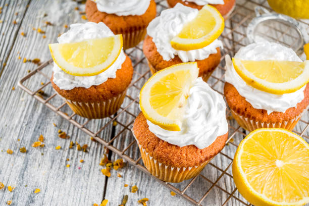 istock Homemade lemon cupcakes 1138389588