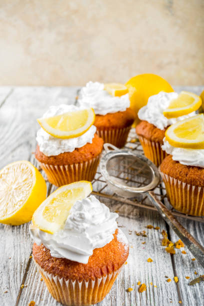 istock Homemade lemon cupcakes 1138389695