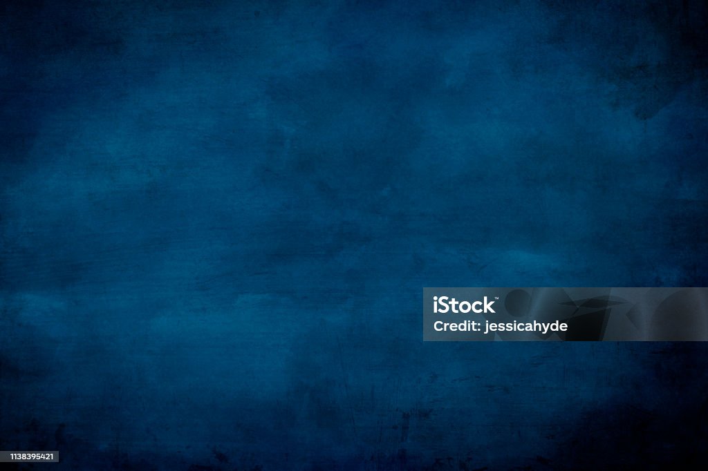 blue abstract background or texture Grungy background or texture with dark vignette borders Backgrounds Stock Photo