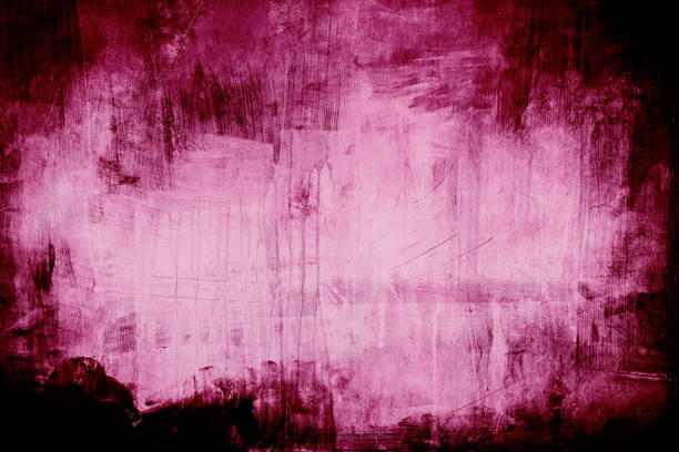 istock Pink grungy wall background with spotlight background 1138395536