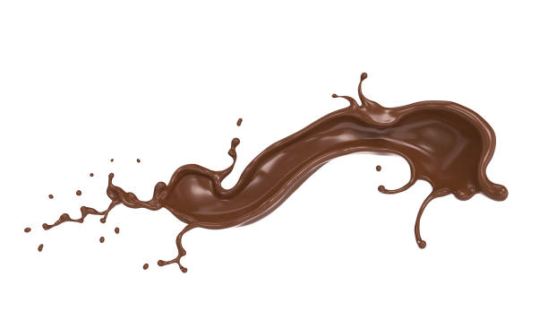 istock Chocolate milk or cocoa splash isolated on white background. 1138398245