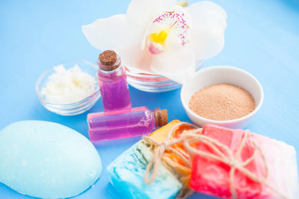 istock Spa products with orchid for treatment 1138399801