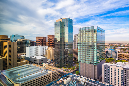 El paisaje urbano de Phoenix, Arizona, EE. UU. photo