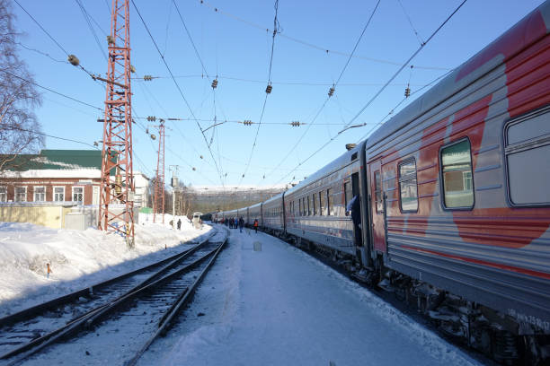 istock Sleeping train from St. Petersburg to Murmansk 1138403325