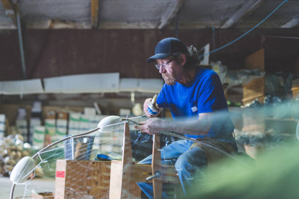 istock Alaska fisherman prepping gill nets 1138403924