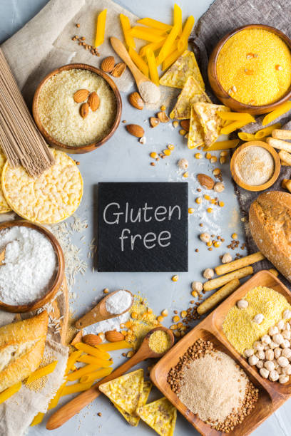 istock Gluten free almond, corn, rice flour on a table 1138406855
