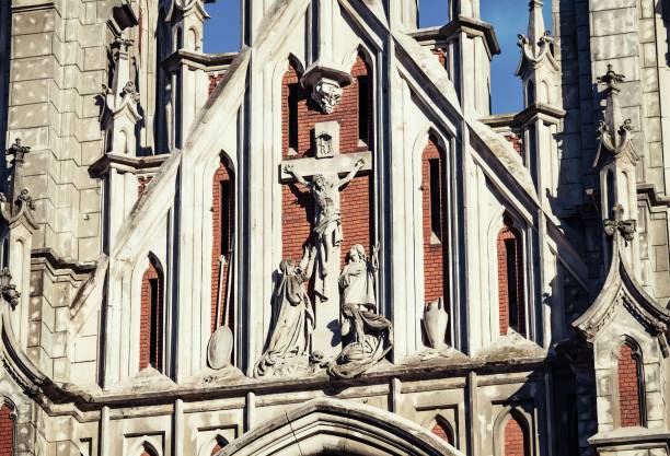 Architecture history church St Nicholas Kiev day art travel