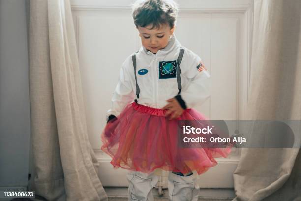Boys Dressing Up And Dancing Stock Photo - Download Image Now - Child, Boys, Gender Neutral