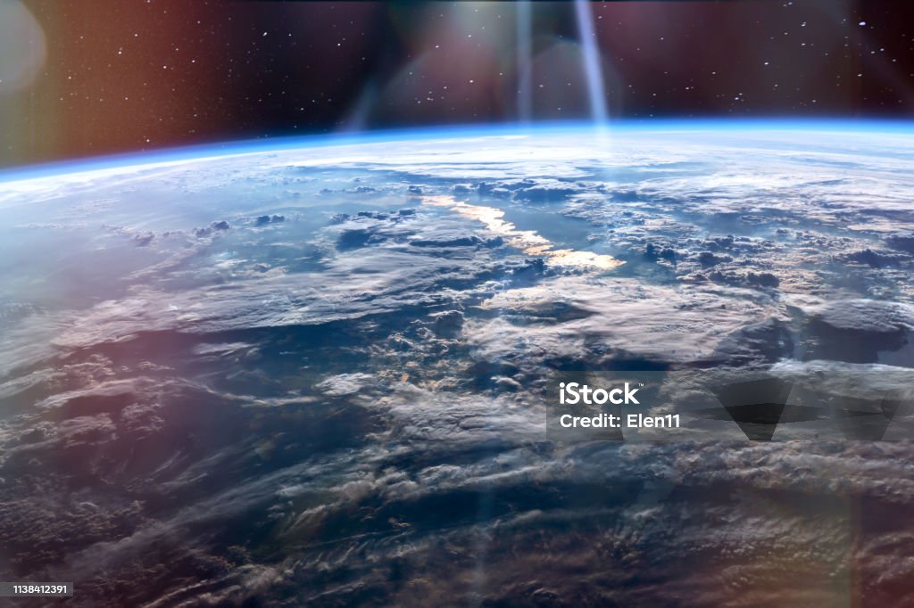 High altitude view of the Earth from space, blue planet with white clouds and deep black space. Elements of this image furnished by NASA. High altitude view of the Earth from space, blue planet with white clouds and deep black space. Elements of this image furnished by NASA.

/urls:
https://images.nasa.gov/details-iss047e137096.html,
https://images.nasa.gov/details-GSFC_20171208_Archive_e000127.html,
https://images.nasa.gov/details-iss013e78960.html,
https://images.nasa.gov/details-iss040e088891.html / Planet Earth Stock Photo