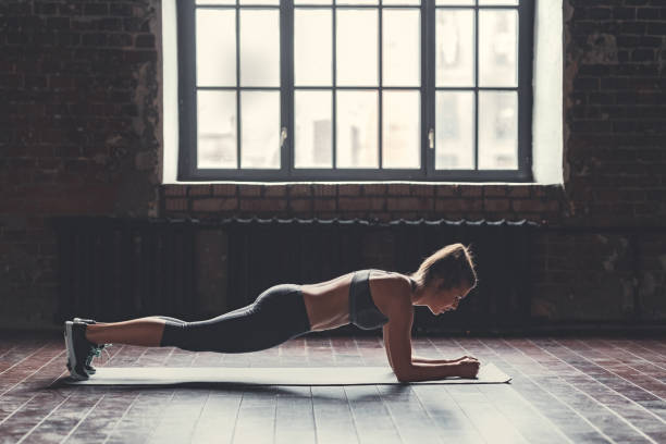 istock Young athletic girl in cross-training 1138413229