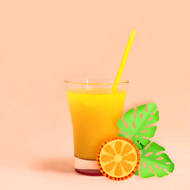 istock Orange juice in glass for tropical party 1138415694