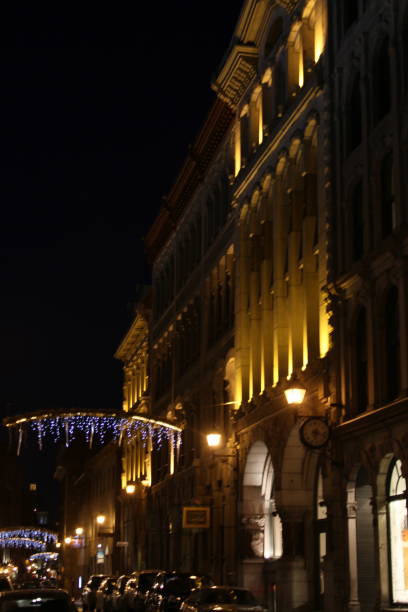 istock Montreal at night. Rue St. Paul illuminated. 1138419652