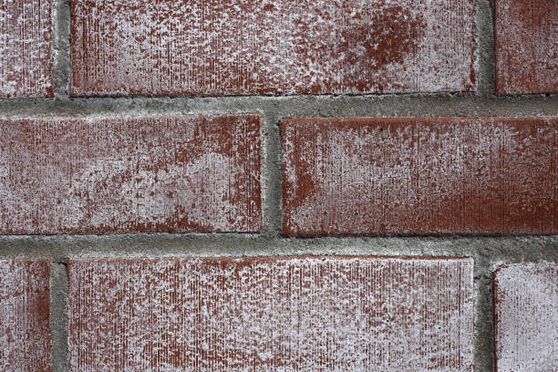 istock Dark Red Exterior Wall Made with Tiles, Closeup 1138419706