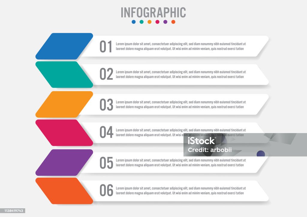 Infographics Label Business Infographic Labels Template With 5 Optionscreative Concept For ...