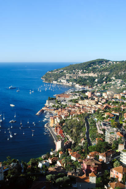 istock Deep blue sea in Cote d'Azur beachfront, Nice, France 1138423784