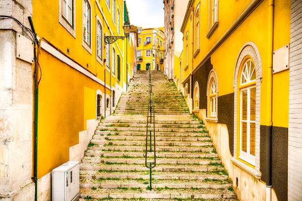 istock Lisbon, Portugal Stairway 1138436548