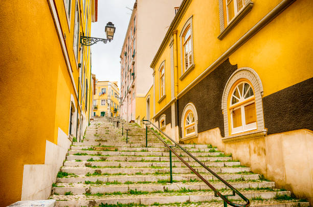 istock Lisbon, Portugal Stairway 1138436552