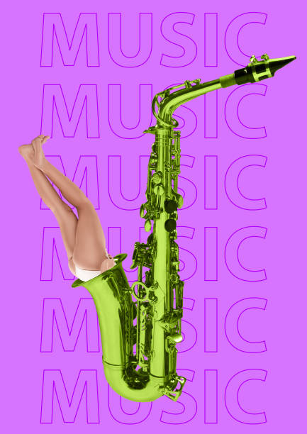istock Immersion in music. Modern design. Contemporary art collage. 1138436770