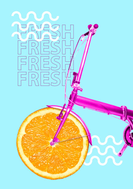 Vitamin delivery. Modern design. Contemporary art collage.