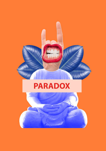 istock Paradox. Modern design. Contemporary art collage. 1138436820