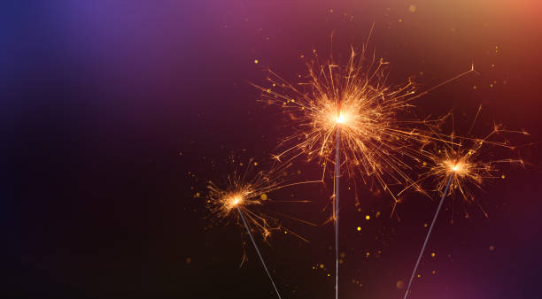 istock Party sparklers banner. 1138436869