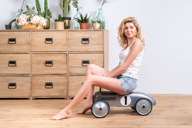 istock woman on a child car 1138438393