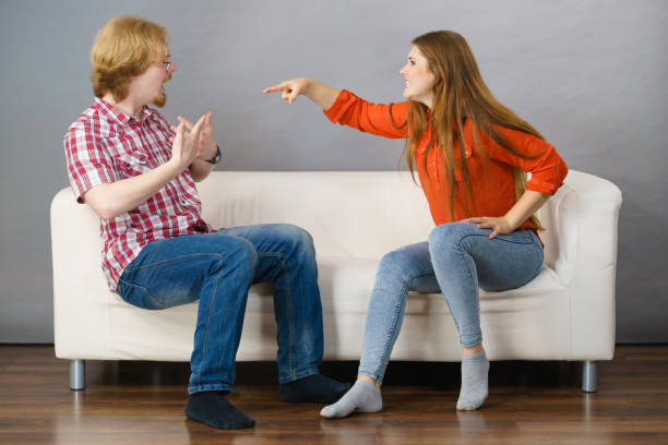 istock Man and woman having fight 1138438573
