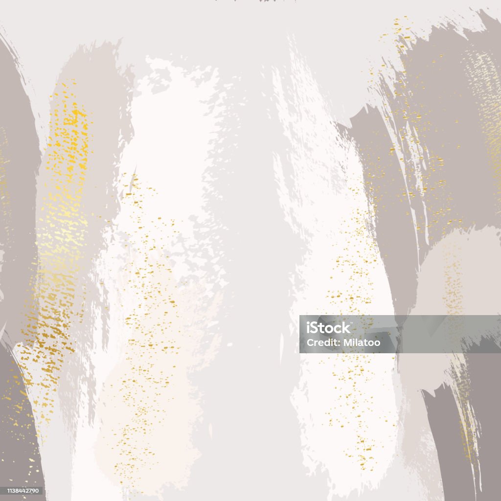 Những Vệt Vàng Lấp Lánh Lấp Lánh Trên Nền Màu Xám Pastel Vector ...