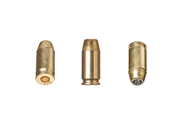 istock cartridges for a pistol isolated on white background 1138442957