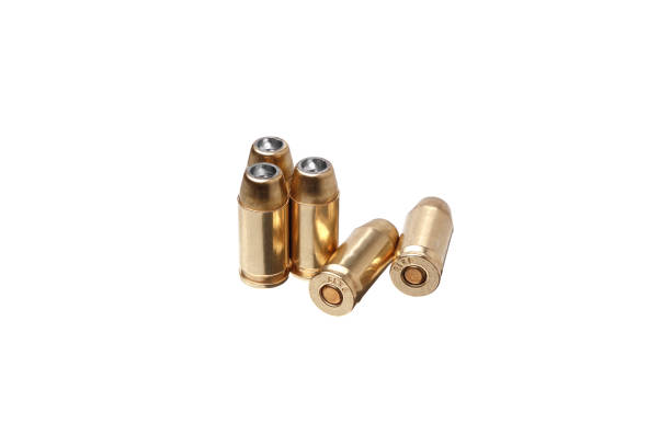 istock cartridges for a pistol isolated on white background 1138443106